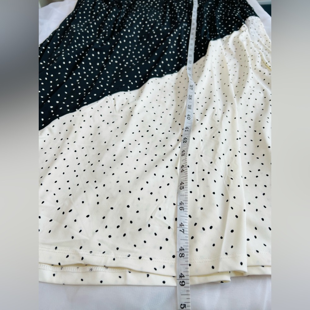 NWT Torrid Maxi Studio Knit Mix Print Polka Dot Block Color Dress Size 2X - Picture 9 of 12